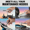 Gearless Ratchet Screwdriver Set with Magnetic S2 Steel Bits