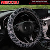 Leopard Print Faux Fur Steering Wheel Cover