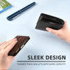 Slim RFID-Blocking Carbon Fiber Leather Wallet