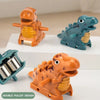 Dinosaur Stair Climbing Race Track Toy with Lights and Music