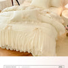 Princess Chiffon Duvet Cover with Romantic Ruffles