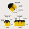 Rotary Drill Brush Cleaning Kit for Deep Scrubbing
