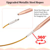 Portable Bamboo Circular Knitting Needle Set with Storage Case