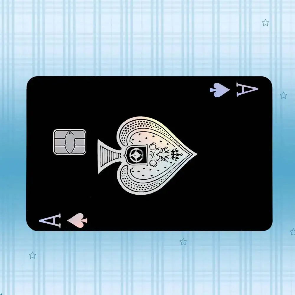 Holographic Card Skin Stickers (4-Pack) – Waterproof, Scratch-Resistant