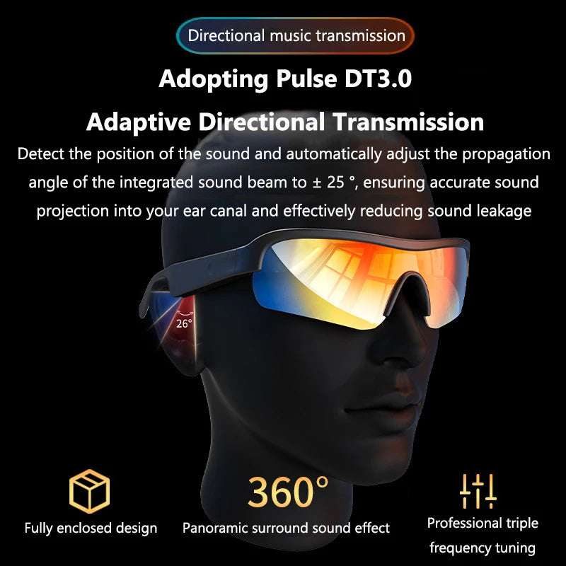 Smarte Bluetooth-Sonnenbrille mit UV-Schutz