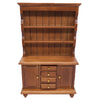 1/12 Scale Dollhouse Wooden Bookcase Cabinet with Drawers