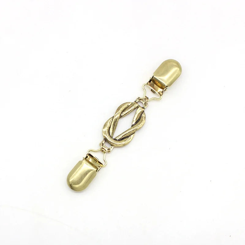 Vintage-Metal-Clip für Schal & Pullover