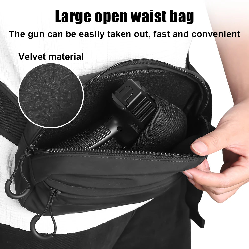 Concealed Carry Tactical Waist Pack with Holster