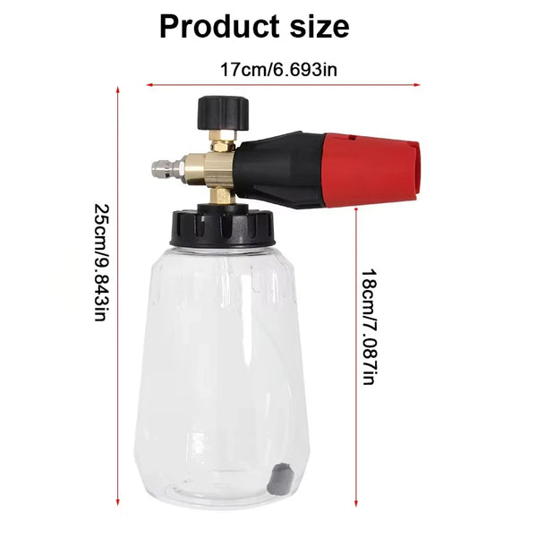 Adjustable Snow Foam Cannon for Pressure Washers