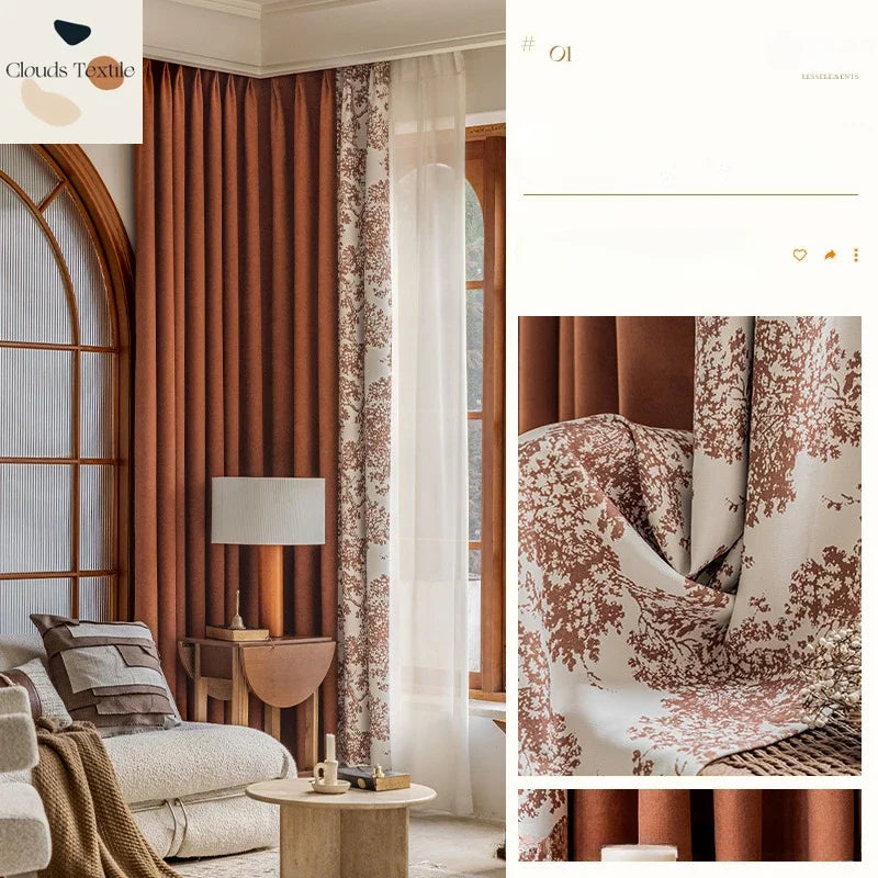 Luxury Chenille Blackout Curtains