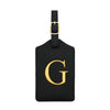PU Leather Luggage Tag with Privacy Cover
