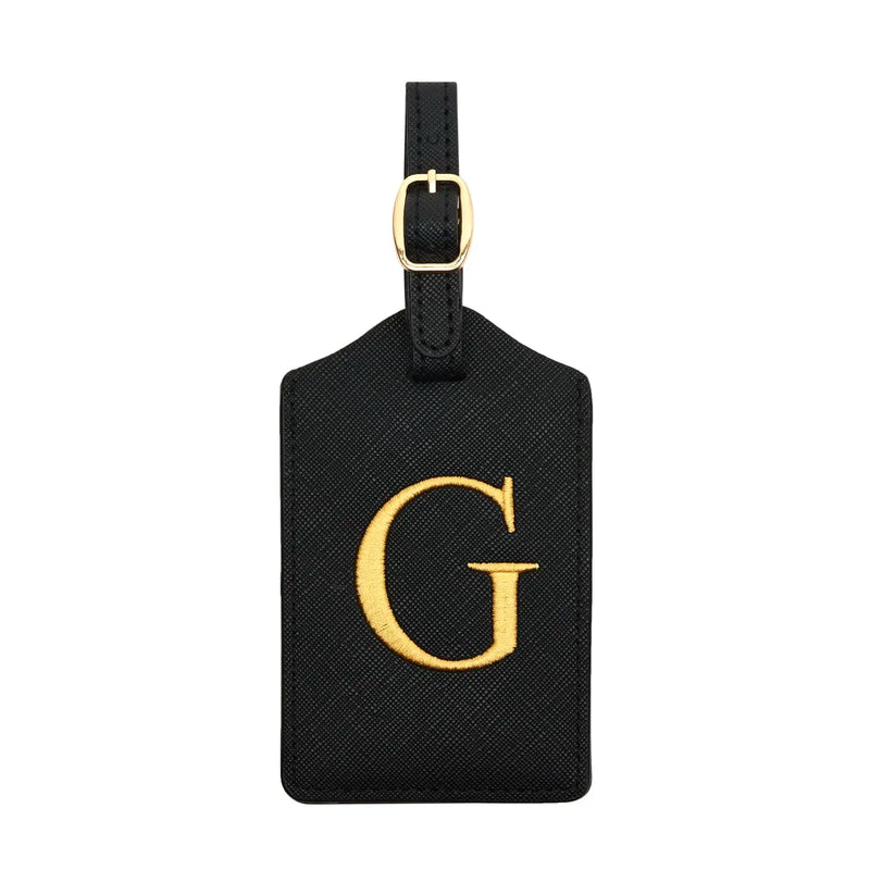 PU Leather Luggage Tag with Privacy Cover