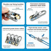 Retractable Rope Tie-Down with Quick-Lock Cam Buckle