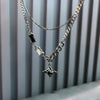 Double-Layer Star Pendant Necklace