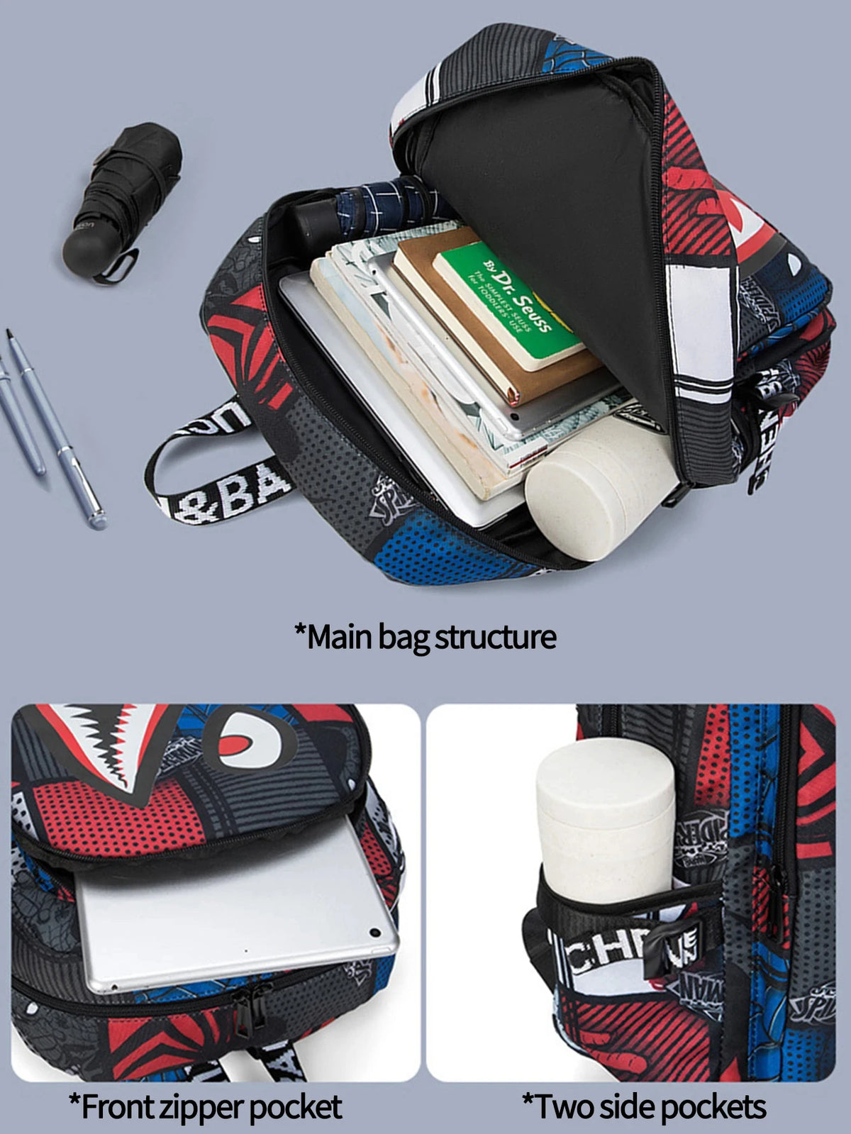 Anti-Theft Waterproof Travel Backpack