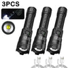 Rechargeable LED Flashlight with Digital Display