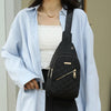 Women's Waterproof Sling Crossbody Bag with Adjustable Strap