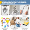 White Kraft Paper Roll for Gift Wrapping & Crafts