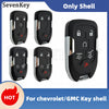 Replacement Smart Key Fob Shell for Chevrolet & GMC Trucks and SUVs