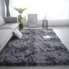 Soft Tie-Dye Leaf Print Non-Slip Area Rug