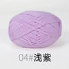 4-Ply Soft Cotton Blend Yarn for Knitting and Crochet