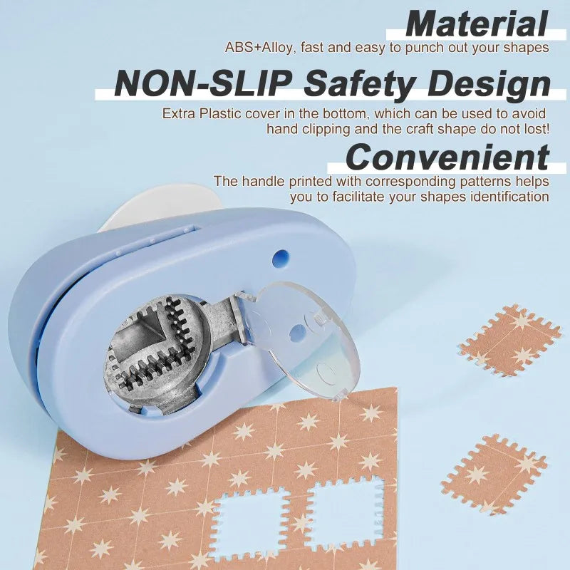 Perforadora con forma de sello para manualidades y scrapbooking