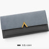 Women's Tri-Fold PU Leather Wallet with Coin Pocket