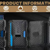 Aluminum Pop-Up Card Case Wallet with RFID Blocking