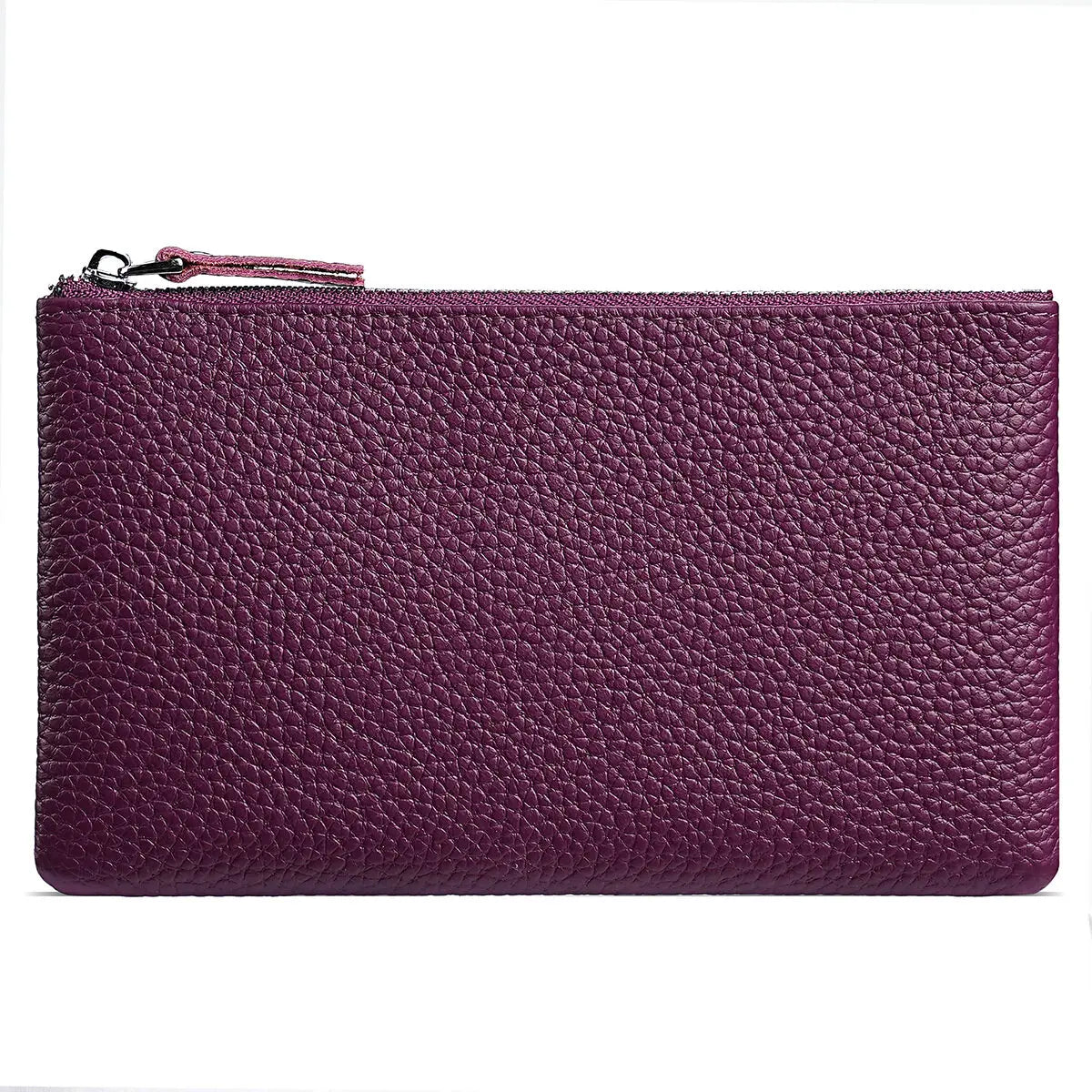 Genuine Leather Wristlet Clutch Wallet with Phone Pocket
