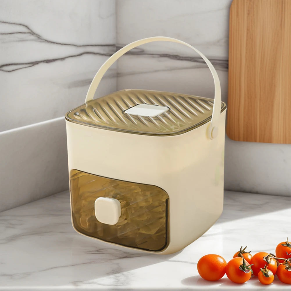 Portable Countertop Ice Maker with Storage Drawer