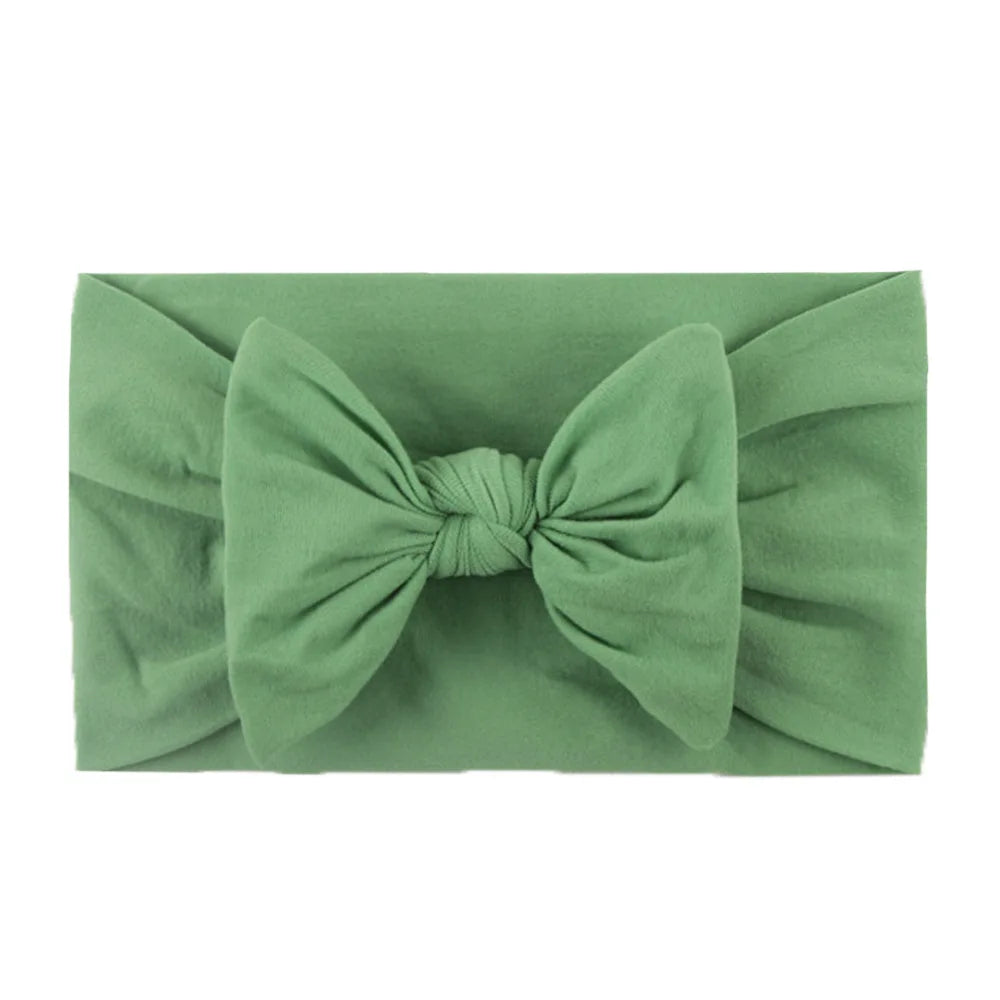 Soft Stretch Baby Bow Headbands