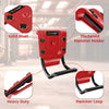 Red heavy-duty hammer holder featuring a solid rivet, thickened hammer holder, and a hammer loop.