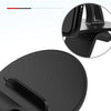 A black base soft silicone phone mount with a textured surface and rotating mechanism.