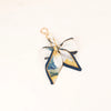 Chic Silk Bow Keychain with Ribbon Charm
