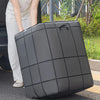 Large Capacity Fabric Storage Bag with Zipper and Handles