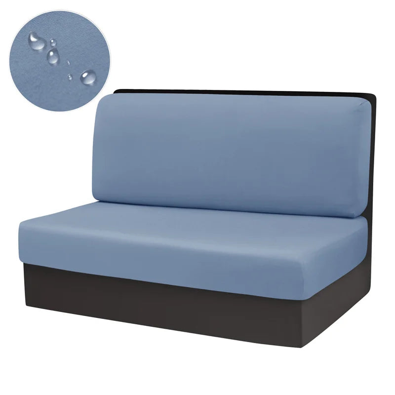Stretchable RV Dinette Cushion Cover Set - 2 Piece Bench & Backrest Protector