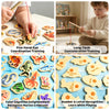 Wooden magnetic fishing toys featuring marine animals for fine hand-eye coordination and concentration training