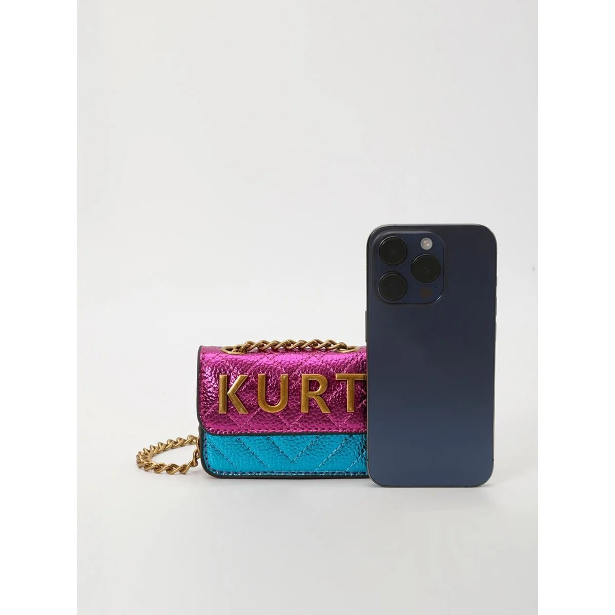 Mini Magnetic Crossbody Bag with Letter Flap and Chain Strap