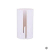 White compact safe paper cutter with a vertical slot for wrapping and crafts