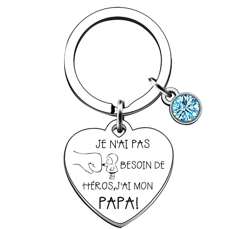 Llavero de Esmalte Papá Francés