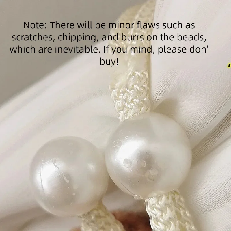 Plush Heart-Shaped Curtain Tiebacks with Beaded Accents