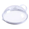 Transparent Microwave Splash Guard with Ergonomic Handle