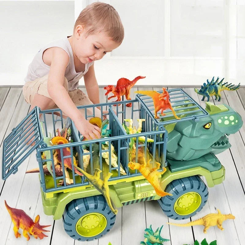 Dinosaur Transport Truck with T-Rex Figure
