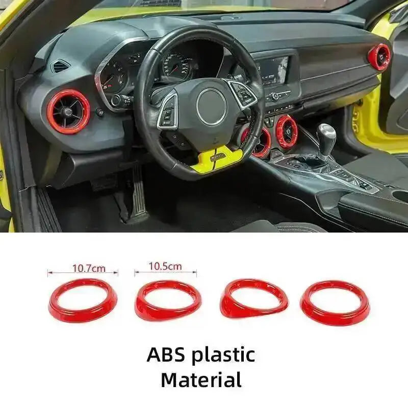 ABS plastic material trim kit for Chevrolet Camaro interior and exterior components