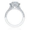 925 Sterling Silver Heart Moissanite Ring