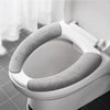 Plush Non-Slip Toilet Seat Cover Set – Washable & Eco-Friendly