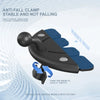 Anti Fall Clamp stable and not falling mount built in metal inner core and rubber edge