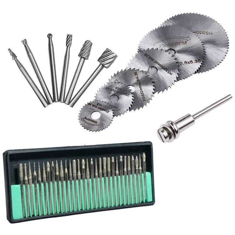 147-Piece Rotary Tool Accessory Kit with Variable Speed Control