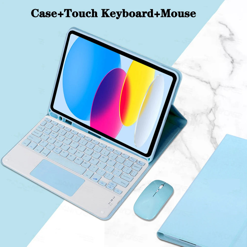 Detachable Keyboard Case for iPad 10th Gen and iPad 11th Gen (A16)