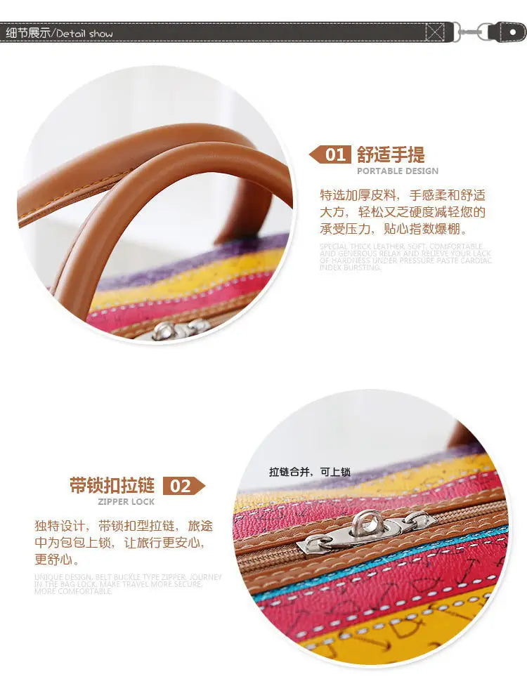 Floral Print Travel Duffle Bag for Women